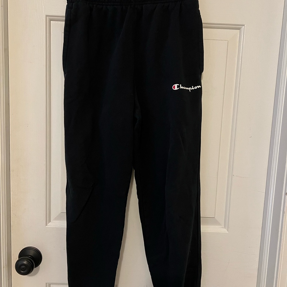Champion Mens Black Sweatpants